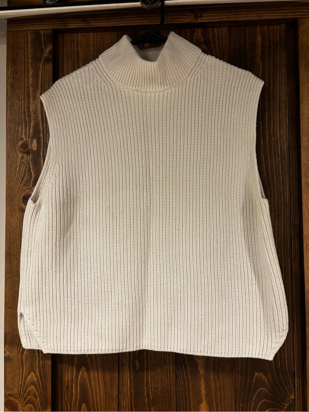 Abercrombie & Fitch Sleeveless Mock Turtleneck Sweater Large